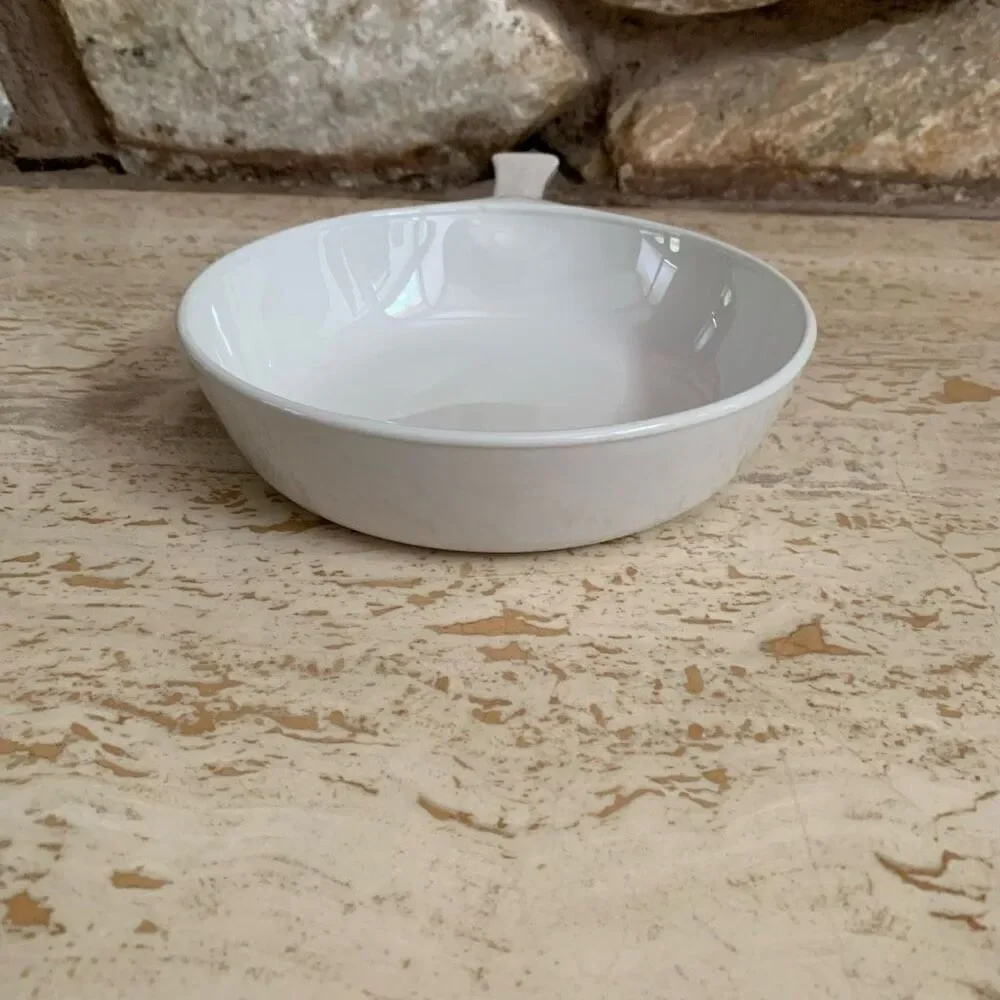 Vintage 70s Corningware Country festival  sauce skillet * small chipu*